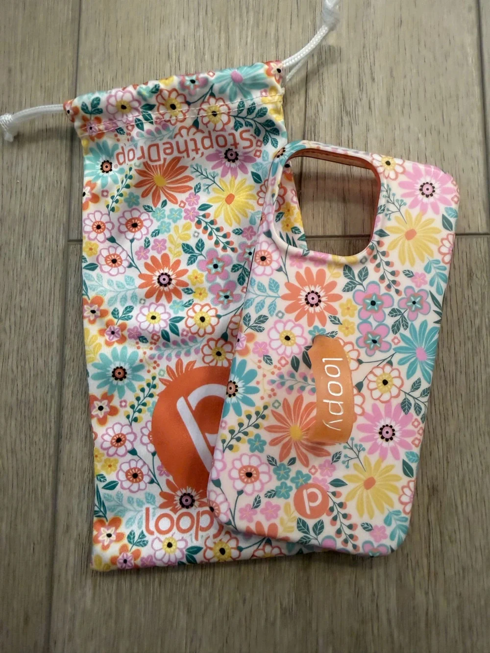 Loopy Floral iPhone 13 Grip and Strap